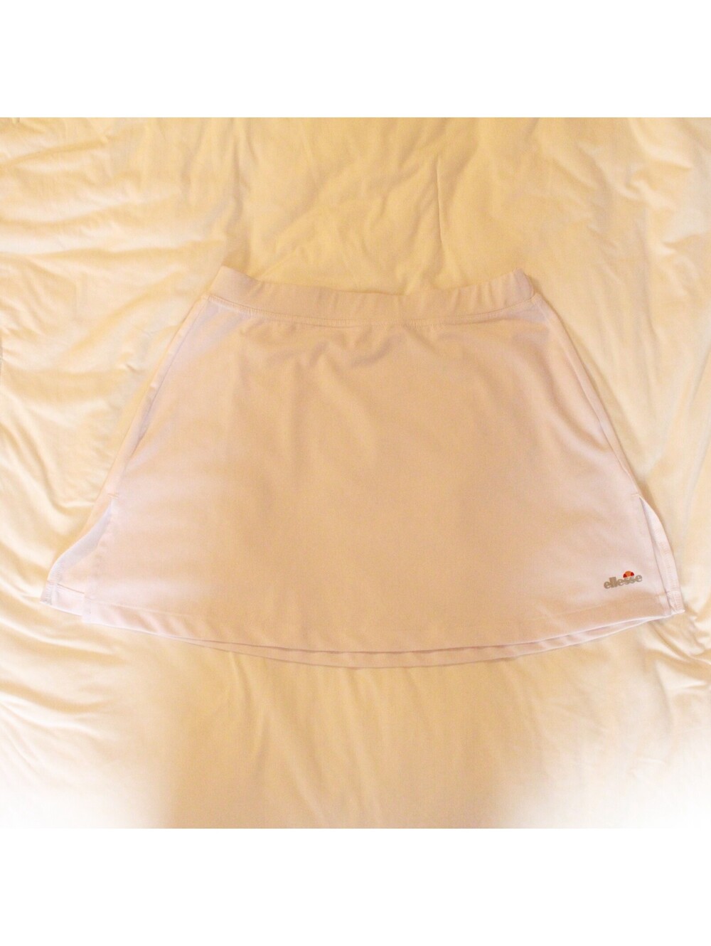 Ellesse White Sporty Tennis Skirt Skort Size Small